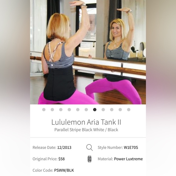 Lululemon Aria Tank II - Picture 2 of 12